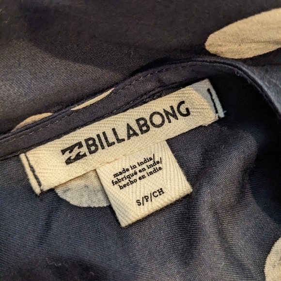 BILLABONG Polka Dot Jumpin Jumper Flare Pants Jumpsuit size S - Picture 5 of 8